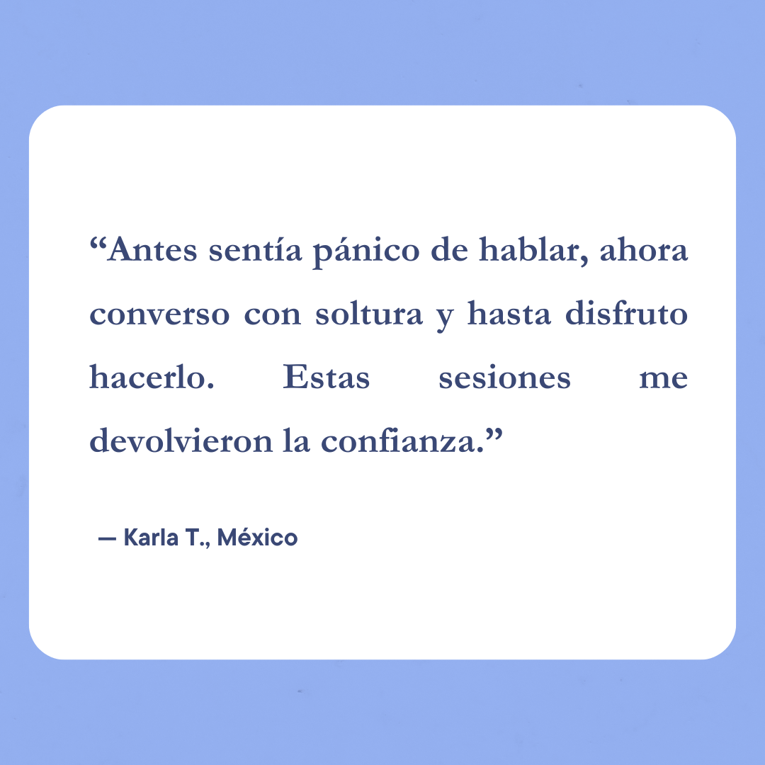 Testimonio de estudiante