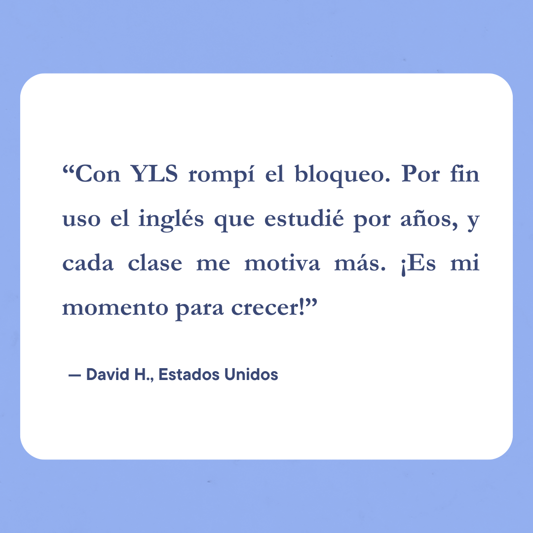 Testimonio de estudiante